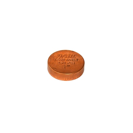 Jones Stephens 1-1/4in. C Wrot Copper DWV Test Cap 161570215